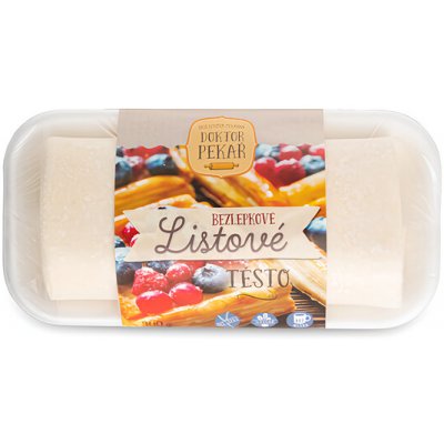 Doktor Pekař Listové těsto bezlepkové 300g – Sleviste.cz