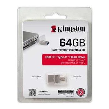 Kingston DataTraveler microDuo 3C 64GB DTDUO3C/64GB