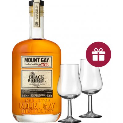 Mount Gay 1703 Black Barrel 43% 0,7 l (karton) – Hledejceny.cz