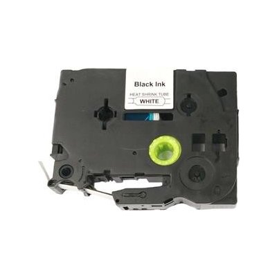PRINTLINE kompatibilní páska s Brother HSe-211, 6mm,,černý tisk/ bílý podklad, bužírka PLTB108 – Zboží Živě
