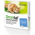 Drontal odčervovací tablety pro kočky 2 tbl – Hledejceny.cz