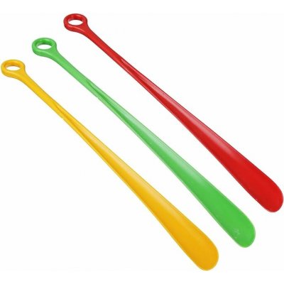 Plastový obuvák na boty, dlouhá rukojeť, 45,5 cm, žlutý – Zboží Dáma