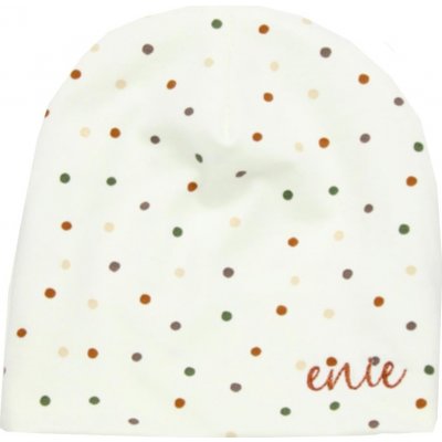 Enie baby Dětská čepice m Dots creme – Zboží Mobilmania