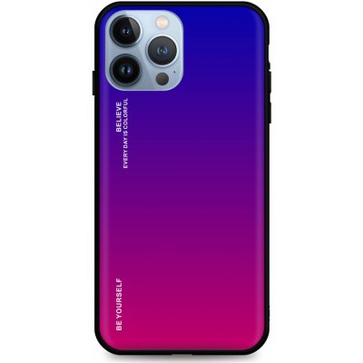 Pouzdro TopQ LUXURY iPhone 13 Pro Max pevný duhový fialový – Zboží Mobilmania