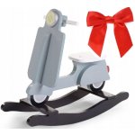 Childhome houpací skútr dřevěný Mint Blue Black – Zboží Dáma