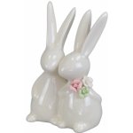 Pár porcelánových zajíčků 12 cm – Hledejceny.cz