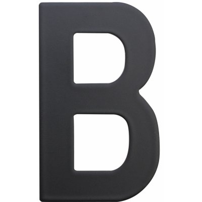Nerezové písmeno "B" v plochém „2D“ provedení RICHTER RN.75L.B.CE – Zboží Mobilmania
