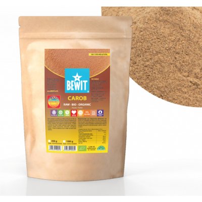 Bewit BIO RAW KAROBOVÝ PRÁŠEK 1 kg – Zboží Mobilmania