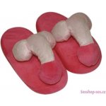 Plyšové pantofle Penispuschen pink – Zboží Dáma