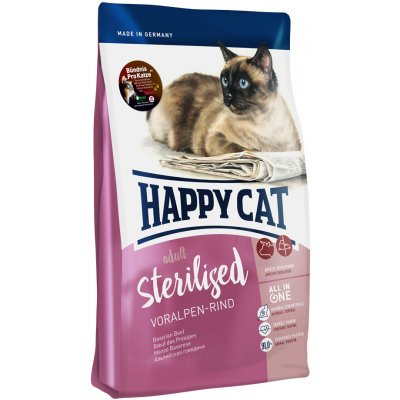 Happy Cat Adult Sterilised Voralpen Rind 10 kg – Hledejceny.cz