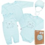 New Baby Kojenecká soupravička do porodnice Sweet Bear růžová Růžová – Hledejceny.cz