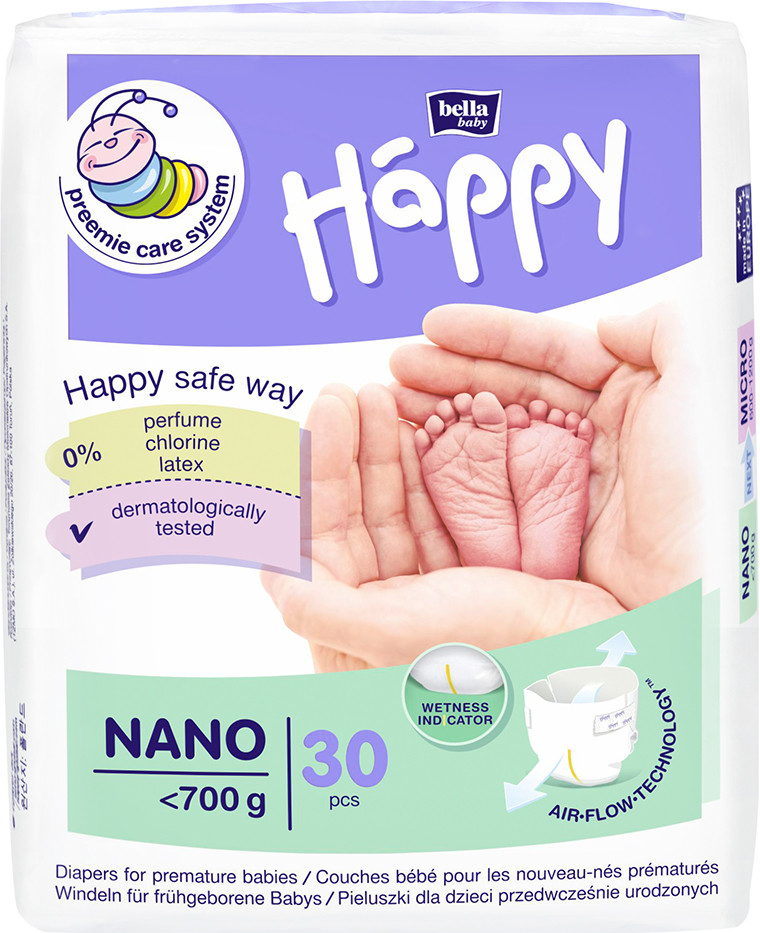 Bella Happy Nano 0-700 g 30 ks