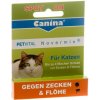 Veterinární přípravek Canina PETVITAL Novermin pro kočky na klíšťata a cizopasný hmyz 2 ml