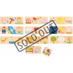 Goki puzzle výukové předtím a potom dřevěné 30ks – Zboží Mobilmania