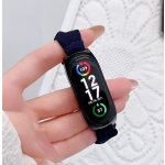 Xiaomi Gumičkový náhradní náramek pro Mi Band 7 Černo-modrý MBSCZ-MB044 – Zbozi.Blesk.cz