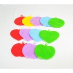 CZ žínka na nádobí JABLKO,SRDCE,KRUH, mix barev, měkký plast – Zboží Mobilmania