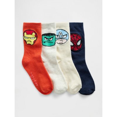 Baby ponožky Gap & Marvel 4 páry Vícebarevná – Hledejceny.cz