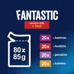 Felix Fantastic hovězí kuře kachna jehně v želé 80 x 85 g – Sleviste.cz