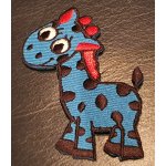 Nažehlovací nášivky Barva: žirafa 7,5x6cm – Hledejceny.cz