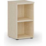 Primo Kancelářský regál WOOD, 740 x 400 x 420 mm, bříza – Hledejceny.cz