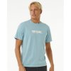 Pánské Tričko Rip Curl BIG MUMMA ICON TEE Blue Grey