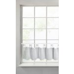 Takoy Záclonka SEVILLA z hladké matné látky s ozdobnými poutky s krystalky 150 x 30 cm-HF-374362 | 150 x 30 cm – Zboží Mobilmania