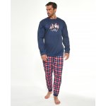 Cornette 456/174 Pumpkin pánské pyžamo dlouhé modré – Zboží Dáma