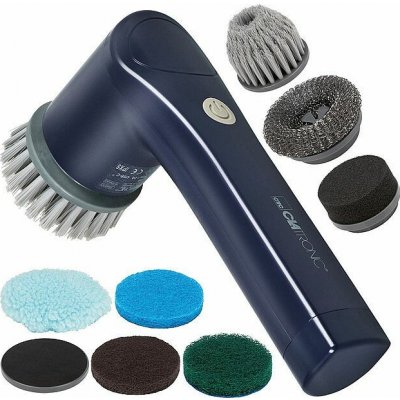 Clatronic ERB 3815 Elektrický akumulátorový čistící otáčející kartáč na podlahu, sklo, čalounění – Zboží Dáma