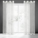 EUROFIRANY ZÁVES NA KROUŽCÍCH LARA 140X250 CM BÍLÁ – Hledejceny.cz