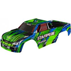 Traxxas karosérie Stampede zelená bezsponková