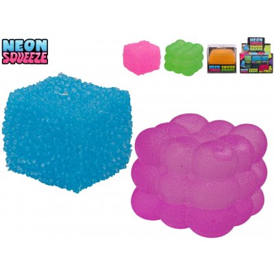 Neon Squeeze kocka strečová sugar 5 cm antistresová hračka – Hledejceny.cz
