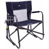 Zahradní židle a křeslo Židle GCI Freestyle Rocker XL modrá/šedá
