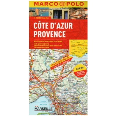 Marco Polo Azurové pobřeží, Provence 1:200 000 automapa – Hledejceny.cz