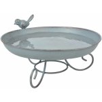 Esschert Design Napajedlo pro ptáky Ali 12 x 21,5 cm kov šedá – Hledejceny.cz