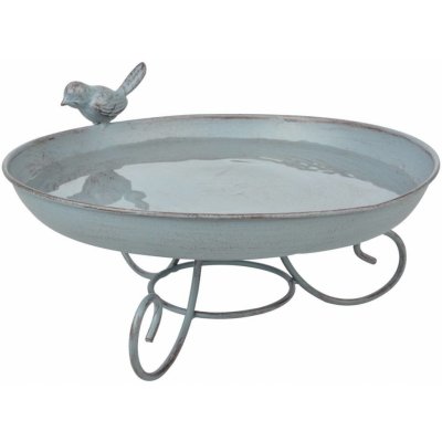 Esschert Design Napajedlo pro ptáky Ali 12 x 21,5 cm kov šedá – Hledejceny.cz