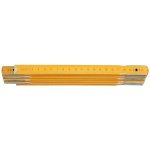 Vorel metr skládací 2 m dřevěný žlutý TO-15020 – Zboží Mobilmania