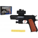 Teddies Pistole na měkké kuličky plast 20cm v krabičce 24x15x4cm – Zboží Dáma