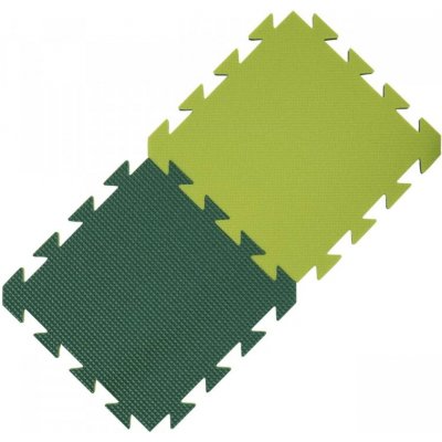 Yate Pěnový koberec světle/tmavě zelená 29x29x1,2 cm 1 ks – Zboží Mobilmania
