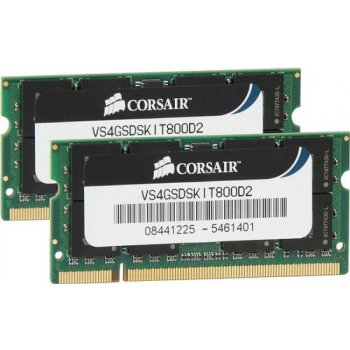 Corsair SODIMM DDR2 4GB 800MHz (2x2GB) VS4GSDSKIT800D2