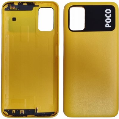 Kryt Xiaomi Poco M3 zadní žlutý – Zboží Mobilmania
