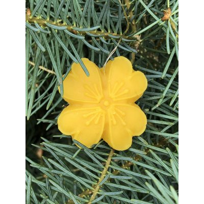 Včelařství Thomayer Vánoční vosková ozdoba čtyřlístek z pravého včelího vosku 5.7x5.7 cm 12g – Hledejceny.cz