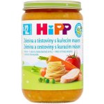 HiPP BIO zelenina s těstovinami a kuřetem 220 g – Zboží Dáma