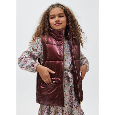 Mayoral Vesta prošívaná s kapsami vínová – Hledejceny.cz