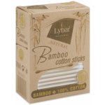 LYBAR Natural bamboo Vatové tyčinky krabička 200 ks – Zboží Dáma
