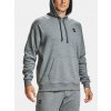 Pánská mikina UA Rival Fleece Hoodie Mikina Under Armour Šedá