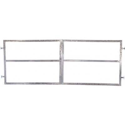 Rám brány dvoukřídlé pro vlastní výplň; 4000mm; Zinek; Příčník pro pohon Výška (mm): 1600 – Sleviste.cz