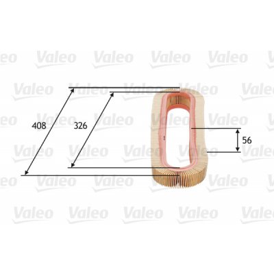 Vzduchový filtr VALEO 585667 – Hledejceny.cz