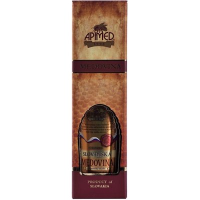 Apimed Slovenská medovina Original v DELUX dárkové krabičce 0,75 l – Zboží Dáma