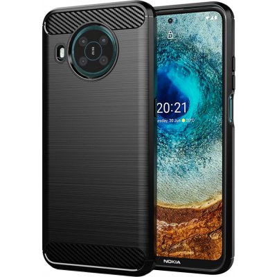 Techsuit - Karbonový silikon - Nokia X10 - černý – Zboží Mobilmania