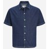 Pánská Košile Jack & Jones Palma pánská džínová košile s krátkým rukávem modrá